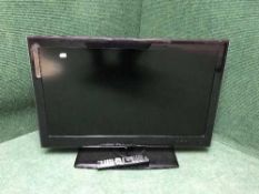 An LG LCD TV with remote