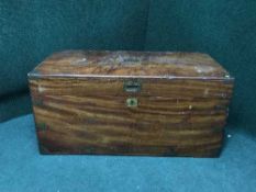 A 19th century camphor wood blanket box,