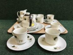 A tray of Doulton Westwood china tea set