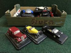 Die cast vehicles on plastic stands - Bugatti TYpe 55,