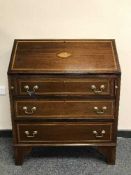 An Edwardian inlaid mahogany lady's bureau