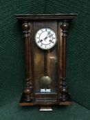 An early 20th century wall clock