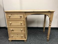 A pine dressing table,
