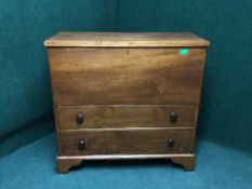 A pine mule chest