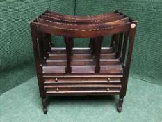 A mahogany Canterbury