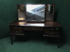 A Stag Minstrel dressing table and stool
