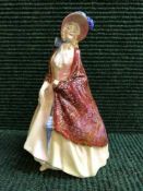 A Royal Doulton figurine - Paisley Shawl HN 1987