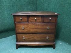 A Stag Minstrel five drawer chest