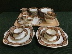 A tray of early 20th century Salon tea china