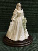 A Coalport figure - Diana Princess of Wales, 29th July 1981, limited edition number 2475/12500,