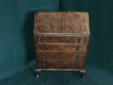 A walnut bureau