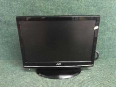 A JVC 19 inch LCD TV / DVD with remote