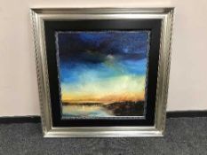 Terry Donnelly : Sunset, oil on canvas, signed, framed.