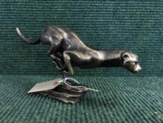 A metal figure - Cheetah (running)
