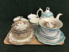 Two late 19th century tea services