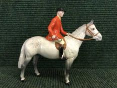 A Beswick figure - Huntsman, style 2, grey gloss,