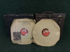Four cases of early 20th century 78's