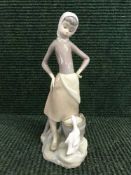 Two Lladro figures - goose and two wrens