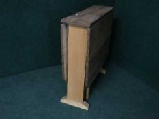 A mid 20th century Formica topped kitchen table