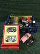 Quantity of die cast vehicles - Marvel Super Hero Collection, Corgi Batman vehicles,