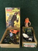 An Action Man doll and a quantity of accessories