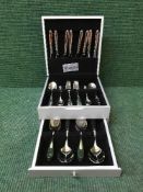 A box of Viners cutlery