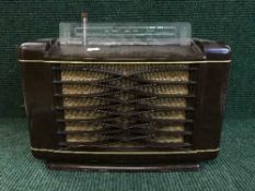 A Philips bakelite radio