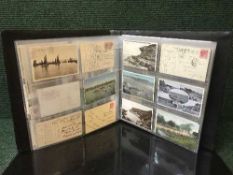 An album of early twentieth century postcards