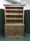 A pine kitchen dresser