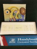 A large quantity of pictures and mirrors