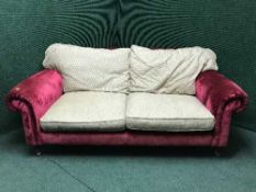 A contemporary settee