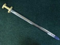A gilt handled ornamental long sword