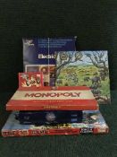 A quantity of board games