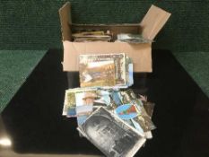 A box of postcards