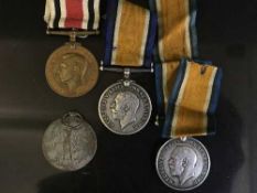 A First World War Trio comprising British War Medal,