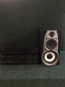 A Pioneer receiver, Technics integrated amplifier,