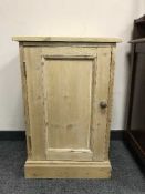 A reclaimed pine cupboard