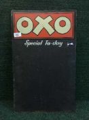 An enamel Oxo sign