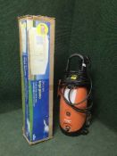 An RAC pressure washer and a boxed gazebo