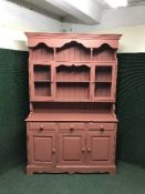 A painted kitchen dresser