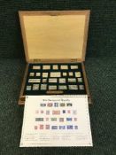 A cased silver stamp set 'The Stamps of Royalty', 25 silver proof ingots,