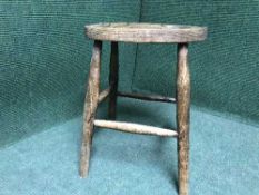 An oak stool