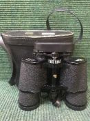 A pair of Boots Admiral bincoculars in case