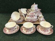 A tray of Crown Ducal Bristol English ironstone dinner ware