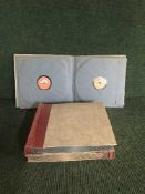 A quantity of 78's in binders