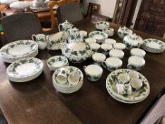 A quantity of Wedgwood Napoleon Ivy dinner ware CONDITION REPORT: This set consists