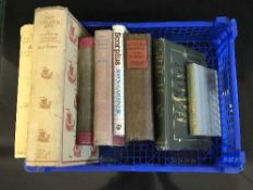 A collection of antiquarian and later volumes to include: Treasure Island, The Black Arrow,