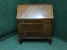 A mahogany bureau