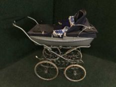 A mid 20th century Silver Cross pram