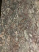 A marble fire hearth